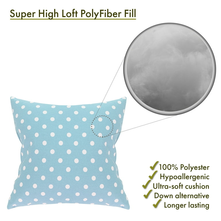 Majestic Home Goods Polka Dot Small Throw Pillow