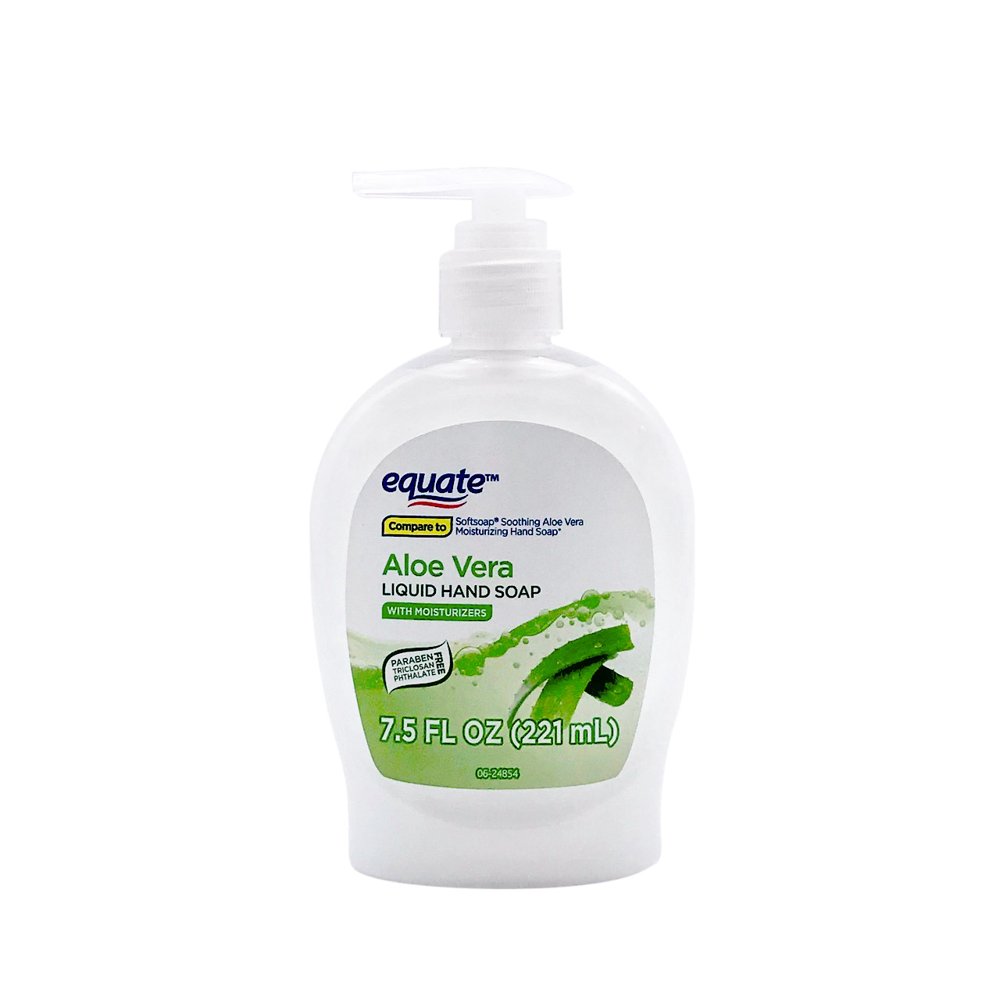 Equate Aloe Vera Liquid Hand Soap with Moisturizers, 7.5 fl oz