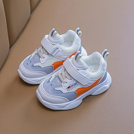 

Toyella New Children s Sports Shoes Boys Old Shoes Girls Orange 30