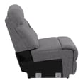 thumbnail image 4 of Higgins Modular Sectional Armless Chair Grey, 4 of 8