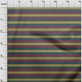 thumbnail image 2 of oneOone Silk Tabby Fabric Chevron & Greek Key Block Printed Fabric 1 Yard 42 Inch Wide, 2 of 4