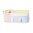 thumbnail image 3 of Organizador de maquillaje con soporte para brochas 2 en 1, vitrina de cosméticos para organización de escritorio, tocador, dormitorio, mesa y baño, 3 of 7
