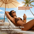 thumbnail image 7 of Self Tanner Mousse Quick Tan With Aloe Vera Streak-Free Face and Body Glow 6.76 fl.oz, 7 of 7