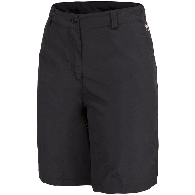 Trespass - Pantalones cortos modelo Hashtag para mujer (Negro)