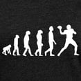 thumbnail image 3 of CafePress - Football Quarterback Evolution T Shirt - Womens Football Shirt, 3 of 4