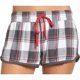thumbnail image 3 of P.J. Salvage Womens Flannel Pajama Shorts, charcoal, S, 3 of 3