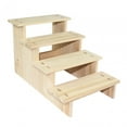 thumbnail image 2 of yuksok Wood Display Riser Collectibles Display Stand for Ornaments Crafts Apartment 4 Layer 20cm, 2 of 9