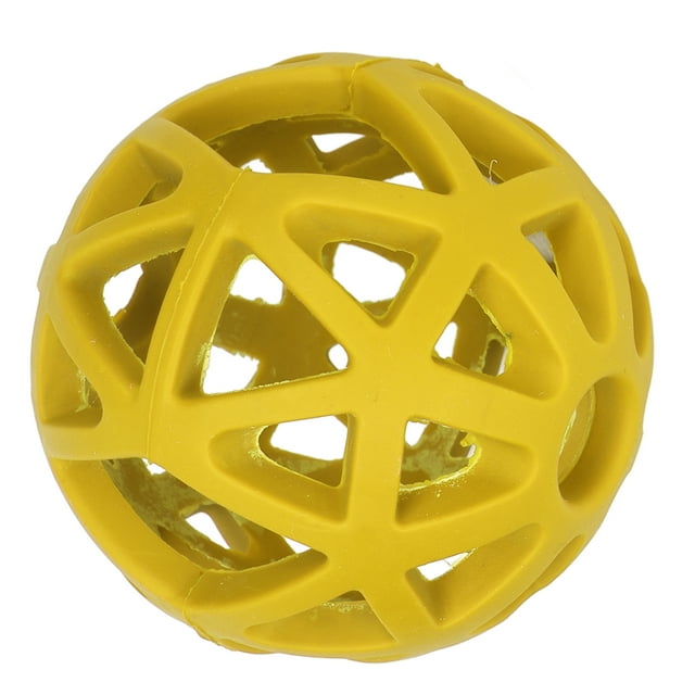 Hollow Dog Ball, Rubber Dog Toy Puzzle Ball Bite Resistant Dog Hollow Ball Toy Fun Interactive Chewing Pet Toy Ball, Lightweight and Portable Pet Toy for Dogs Cats Pets