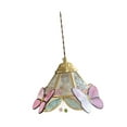 thumbnail image 6 of FITYLE Pendant Lamp Stained Glass Lamp Aesthetic Art Craft Indoor Decoration Vintage for Hallway Dining Room Farmhouse Bedroom Decor Water Pattern, 6 of 9