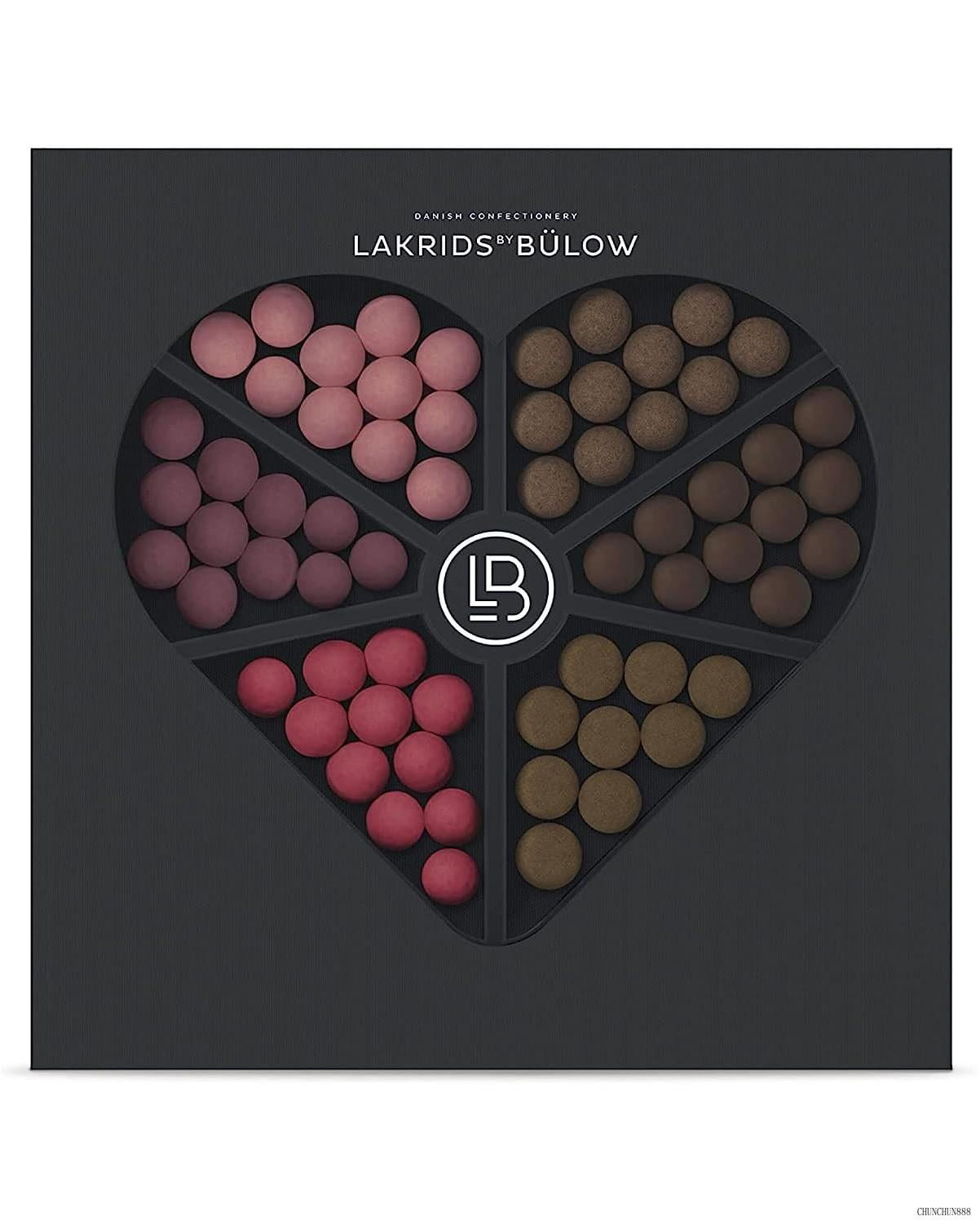  Love Selection Box 15.9 OZ Heart Shaped Licorice Gift Box With