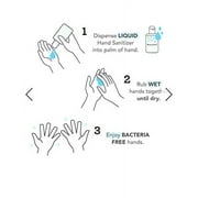 NatureWell Advanced Liquid Hand Sanitizer, 80% Alcohol 8oz
