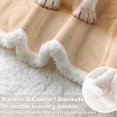 thumbnail image 4 of Pembroke Welsh Corgi Design Fleece Blanket, Beige, Dog Puppy Pattern Blanket for Kids Adults, Sherpa Throw Fuzzy Blankets Baby(30"x40"), 4 of 6