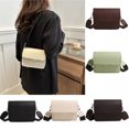 thumbnail image 1 of Bolso informal de hombro para mujer - Tote cruzado ajustable para trabajo, viajes y uso diario - Bolso de cuero PU en negro, blanco, verde, marrón, café, 1 of 8