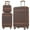 Brown, variant on MAYEERTY 3-Piece Retro Hardshell Luggage Set with TSA Lock for Travel, 20"+28"Lightweight Suitcases & Cosmetic Case