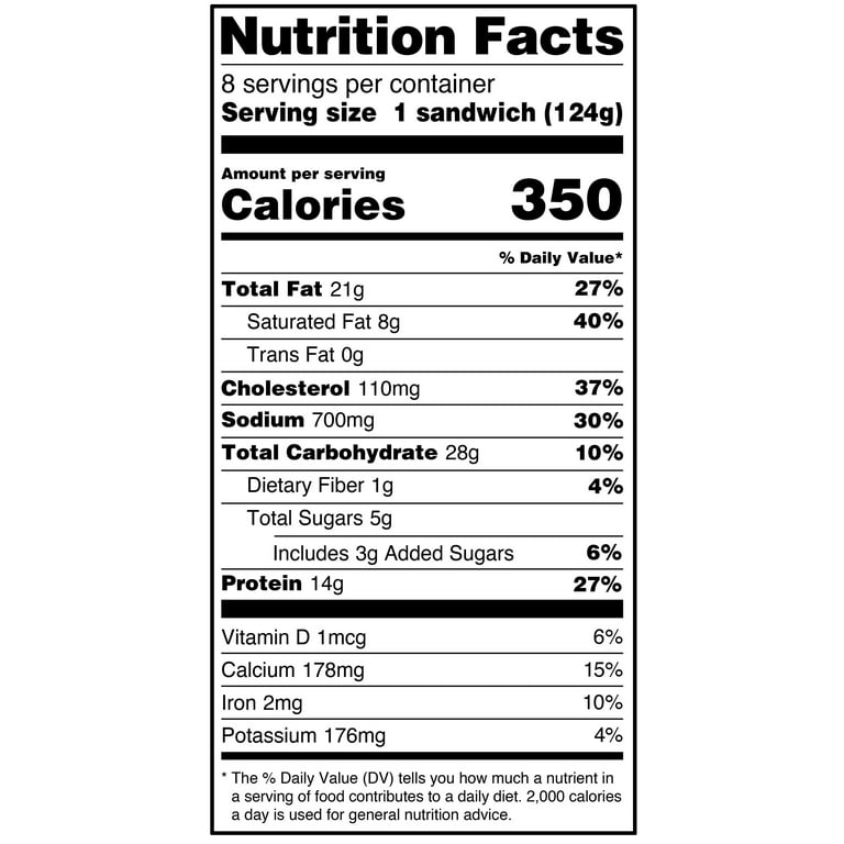 Great Value Sausage Egg and Cheese Croissant Sandwiches, 35.2 oz, 8 Count (Frozen)