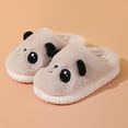 thumbnail image 2 of WUANDIXFA Kids Slippers, Animal Slipper for Girls Boys with Capybara Cow Bunny Bear Panda Sheep Winter Toddler Fuzzy Cute Fluffy House Shoes, Plush Cartoon Bedroom Slides, Kawaii Soft Cozy (Khaki, 2), 2 of 6