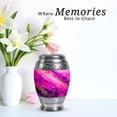 thumbnail image 4 of Pink Mini Urn For Human Ashes Adult Man - Purple Cremation Urns For Adult Ashes Women - Small Keepsake Urns For Male And Female - 3 Inch, 4 of 7