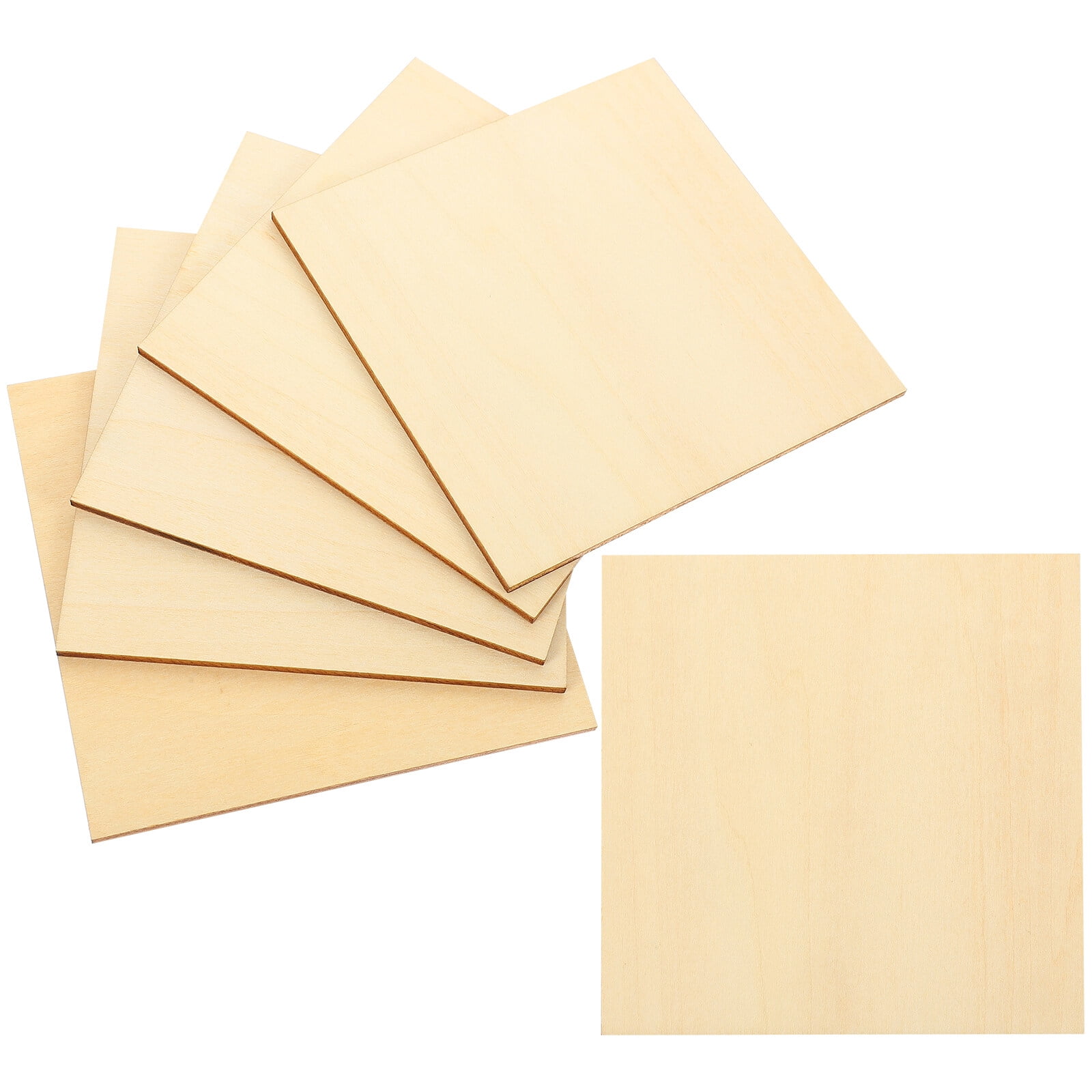 Thin wood sheets 20pcs Handcraft Making Wooden Board Material DIY