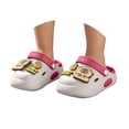 thumbnail image 4 of Girls' Sandals Lightweight Garden Clog Sandals Summer Outdoor Hole Punch Design Kids Slippers Hot Pink 2.5-3 Years, 4 of 7