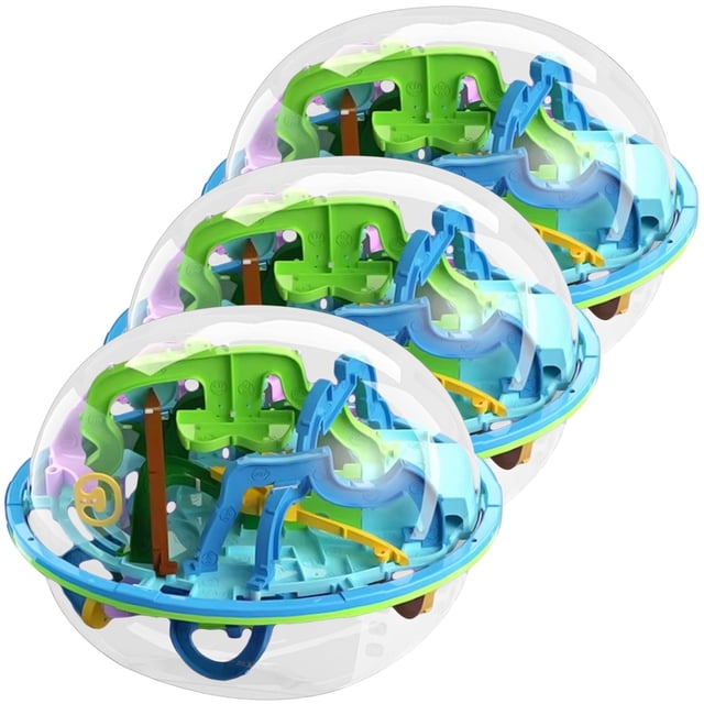Laberinto de Juguete SpheriMaze299 3Pzas 299 Niveles Multicolor Plástico.