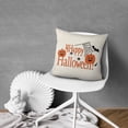 thumbnail image 4 of Trick or Treat Throw Pillow Cases 20x20 Inch Set of 2 Happy Halloween Pumpkin Ghost Pillow Cases Sofa Bed Throw Cushion Cover for Living Room Decoration, 4 of 6