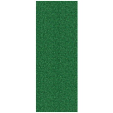 Ottomanson Utility Mat Waterproof Non-Slip Rubberback 2x4 Indoor/Outdoor Area Rug for Entryway, 2' x 4', Green