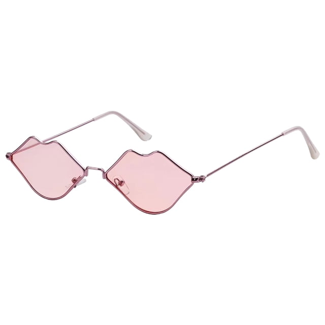 pstuiky Décorations Scènes Extérieures Lunettes de Soleil Mode Plus Simples Lunettes de Soleil Lèvres Lunettes de Soleil Amusantes Lèvres Rouges Exagérées Lunettes de Soleil Ocean Chip Vente de Lunettes de Soleil