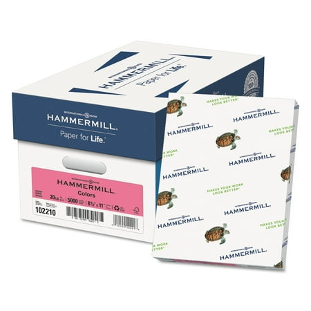 Cherry Scrapbooking Paper - Hammermill Colors Colored Paper, Light Cherry, 5000 / Carton (Quantity)