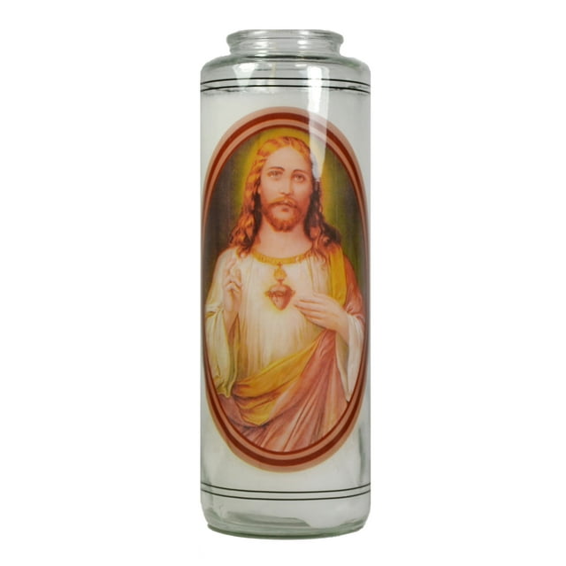 8" Religious Candle - Jesus