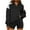 Black, variant on Half Zip Sweatshirt Women, Women Sweatshirt Patchwork 1/4 Zip Pullover V Neck Sweatshirts with Pockets Autumn Winter Long Sleeve Lapel Neck Tops Color Block Basic Sweaters Size 8-16