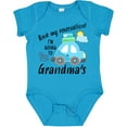 thumbnail image 3 of Inktastic Book My Reservation I'm Going to Grandma's Boys or Girls Baby Bodysuit, 3 of 5