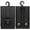 Black, variant on Universal Cell Phone Pouch Belt Pack Bag Molle Smartphone Holster Case Waist Pouch