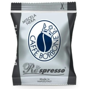 Caffè Borbone Miscela Nera, Medium Roast Coffee Capsules Compatible with Nespresso Original Machines (50 Count)
