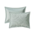 thumbnail image 3 of Full/Queen Embroidered Medallion Faux Fur Ultra Plush Comforter Mini Set, 3 of 10