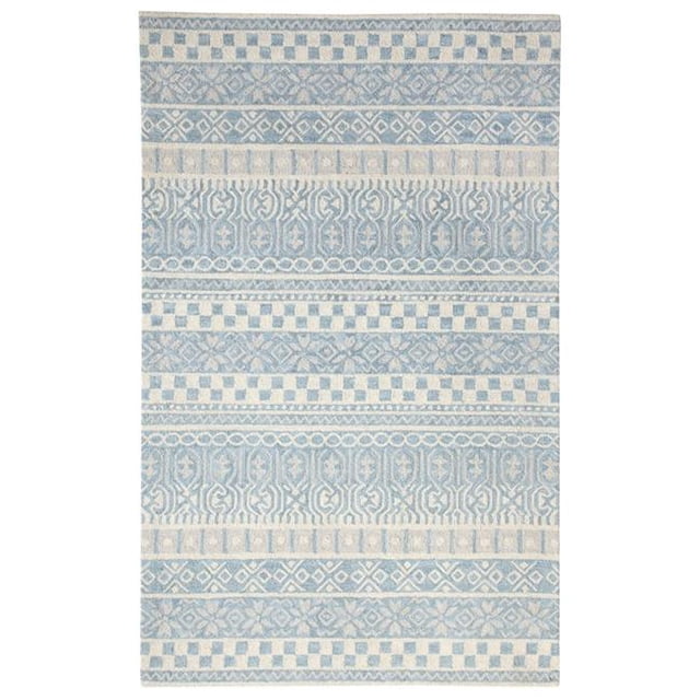 Dynamic Rugs GL467863500 3 Pi 3 Po x 5 Pi 3 Po Galleria 7 Rectangle Zone de Transition Tapis - 500 Bleu