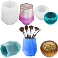 thumbnail image 1 of moldes de resina para tazas, moldes de resina epoxi, moldes para velas, portabolígrafos, portabrochas de maquillaje, moldes de silicona para fundición de resina., 1 of 5