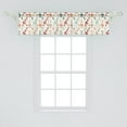 thumbnail image 2 of Ambesonne Spaceship Window Valance, Vintage Rocket Design, 54" X 12", Multicolor, 2 of 3