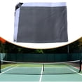 thumbnail image 1 of Quzzie Tennis Court Wind Screen Netting Mesh Fencing Cover Sports Protection Net Waterproof PE Material Suitable for Tennis Clubs Construction Sites Home Cou black, 1 of 8