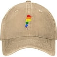 thumbnail image 2 of LGBT Flag Map of Argentina Baseball Cap Women Men Hat Vintage Trucker Sun Hat Dad Cowboy Hats, 2 of 8