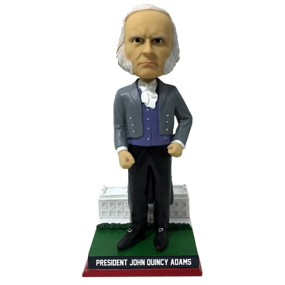 John Quincy Adams White House Base President Bobblehead Numbered to 1,824