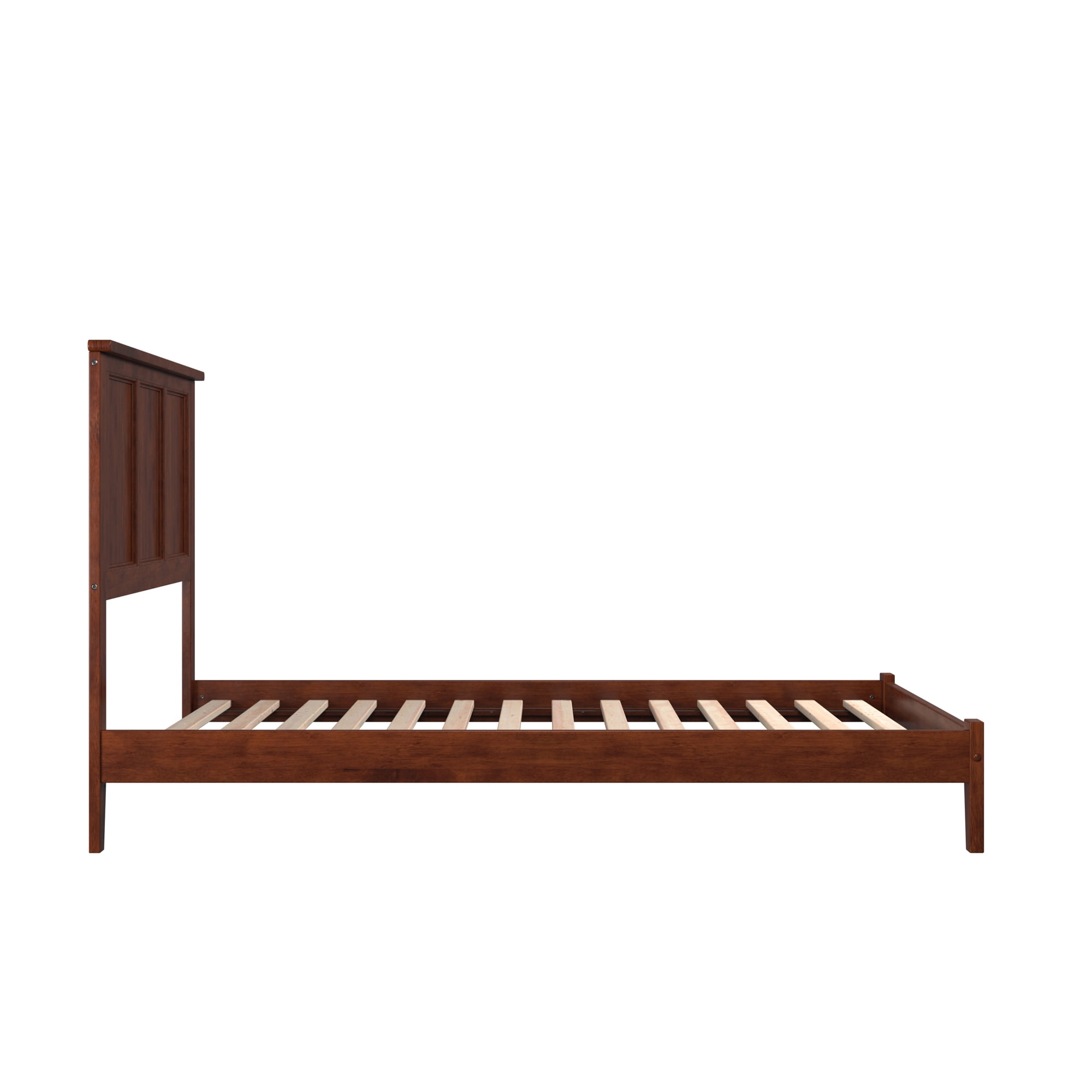 AFI Madison Full Low Profile Wood Platform Bed, Walnut