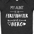 thumbnail image 4 of Inktastic My Aunt is a Firefighter and a Hero Boys or Girls Baby Bodysuit, 4 of 5