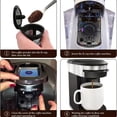 thumbnail image 3 of Reusable K Cups for Keurig, Universal Refillable Coffee Filters for Single Serve Coffee Maker, 3-Pack of Reusable Pods, Black, 3 of 9