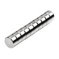 thumbnail image 2 of Small Round Rare Earth Magnets 10Pcs Plated Strong Neodymium Magnets For DIY Crafts Industrial Office Home Use, 2 of 4