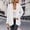 White, variant on Idoravan Cardigans for Women Plus Sizes Women's Fall/Winter New Casual Loose Solid Color Tops Long Sleeved Cardigan Black