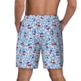 thumbnail image 2 of Lsque Mens Swim Trunks Red Cherries Pattern - Bathing Suit Compression Liner - Beach Swim Shorts Swimwear - (S-3XL) - Stretch Quick Dry -X-Large, 2 of 9