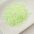 thumbnail image 2 of John Bead 25g Cylin Beads Light Green Glow in Dark AB 11/0 Glass Bugle Seed Beads for Jewelry Bracelets Necklaces Earrings Making Embroidery Home Decor, 2 of 6