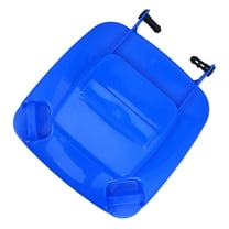 KAKOWELY Blue Plastic Trash Can Lid 1Pcs for Large Garbage Can and Outdoor Use