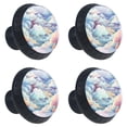 thumbnail image 2 of 4 Pcs Clouds Knobs for Kitchen Cabinet Cupboard Dresser Bookcase Drawer Pulls Handles Round Home Decor, 2 of 8