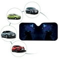 thumbnail image 6 of FORUDESIGNS Cat Butterfly Pattern Car Windshield Sun Shade Foldable Auto Windshield Dash Protector Auto Window Shades for UV Rays and Sun Screen Protection,57.1 x 27.4 inches, 6 of 7